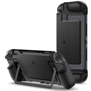 Spigen Dual Grip Nintendo Switch 2 Case Black, Cover, Nintendo, Black, Polycarbonate (PC), Thermoplastic polyurethane (TPU), Nintendo Switch, Drop proof, Scratch resistant