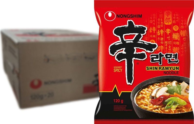 Nongshim Instant Noedels Shin Ramyun 20x120gr 120.00 g