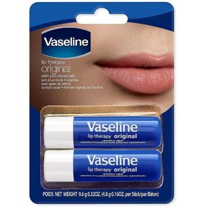 Vaseline Original Lip Care 4 g 2 stk.