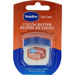 Vaseline Lip Therapy Cocoa Butter Lippenbalsem 7 g - potje mini - pocket - lipbalsem