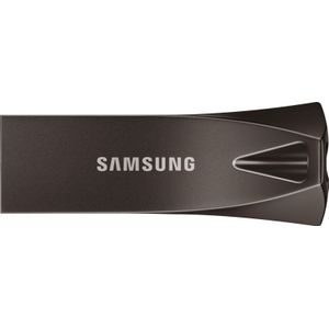 Samsung BAR Plus - USB stick - USB 3.1 - USB A - 256 GB - Titaan grijs