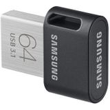 Samsung - MUF-64AB - USB Flash Drive - 64 GB - USB Type-A - Grijs, Zilver