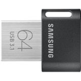 Samsung - MUF-64AB - USB Flash Drive - 64 GB - USB Type-A - Grijs, Zilver