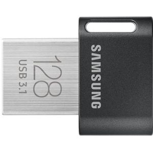 Samsung - MUF-128AB - USB Flash Drive - 128 GB - USB Type-A - Grijs, Zilver