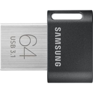 Samsung MUF-64AB USB flash drive 64 GB USB Type-A 3.2 Gen 1 (3.1 Gen 1) Zwart, Roestvrijstaal