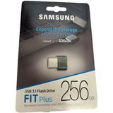 Samsung MUF-256AB USB flash drive 256 GB USB Type-A 3.2 Gen 1 (3.1 Gen 1) Zwart, Roestvrijstaal