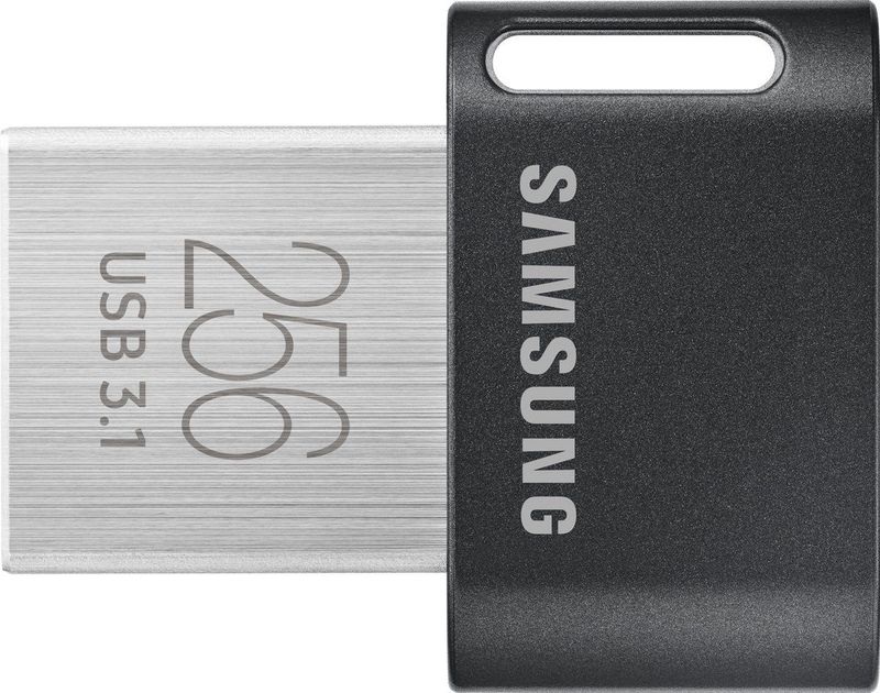Samsung MUF-256AB USB flash drive 256 GB USB Type-A 3.2 Gen 1 (3.1 Gen 1) Zwart, Roestvrijstaal
