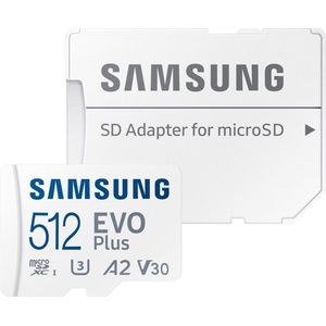 Samsung Micro SD Kaart 512GB - Hoge Snelheid - 4K UHD