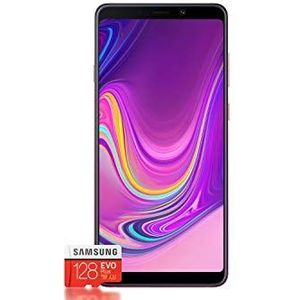 Samsung Galaxy A9 (2018) Smartphone bundel (6,3 inch, 128 GB] + Evo Plus 128 GB geheugenkaart