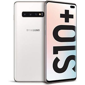 Samsung Galaxy S10+ Smartphone (16,3 cm (6,4 inch) 512 GB intern geheugen, 8 GB RAM, Ceramic White) - [Standaard] Duitse versie