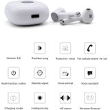 Oneder W16 TWS Bluetooth 5.0 Draadloze Bluetooth-oortelefoon met oplaadbox  ondersteuning HD Call & LED Display Battery(Zwart)