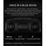 DOOR draagbare Bluetooth Speaker waterdichte draadloze luidspreker 3D stereo muziek surround sound systeem outdoor speakers ondersteuning TF AUX (rood)