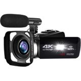 4K HD Night Vision 48MP Home WiFi Live Camcorder DV Digitale Camera  Style:Hood + Microfoon