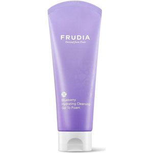 Frudia - Blueberry Hydrating Cleansing Gel To Foam - Gezichtsreiniger - Blauw - Gel