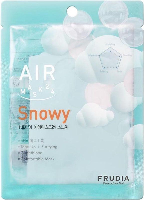 Frudia - AIR Snowy Cellaag Masker - Gezichtsmasker - 25 ml - Sheet