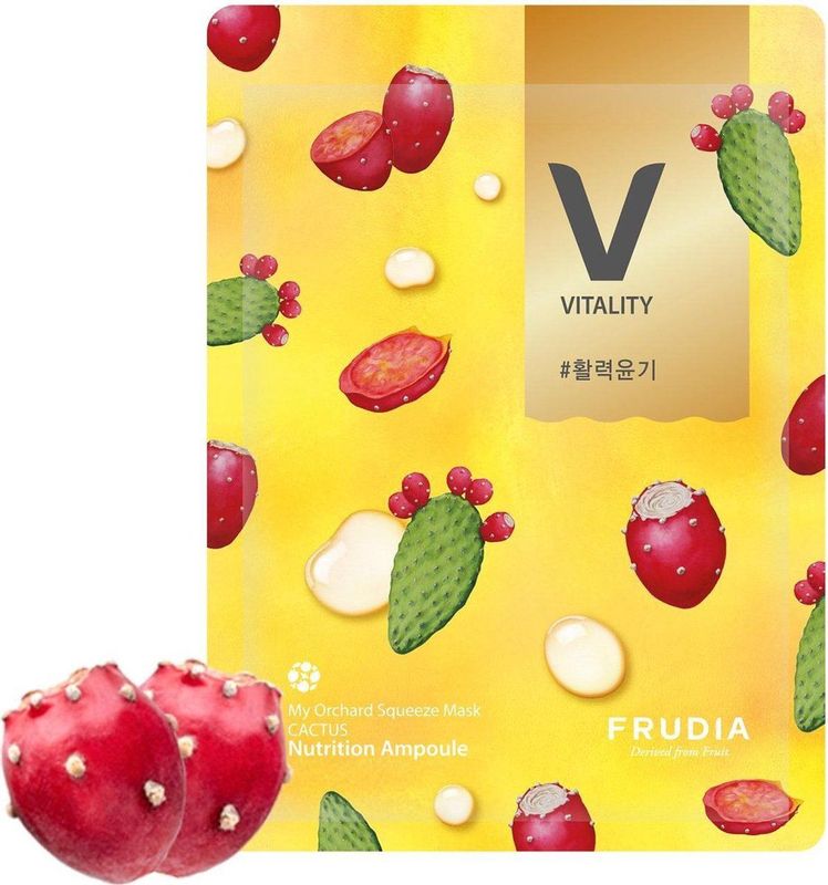 Frudia - My Orchard Squeeze - Gezichtsmasker - Cactus - Natuurlijke Voeding