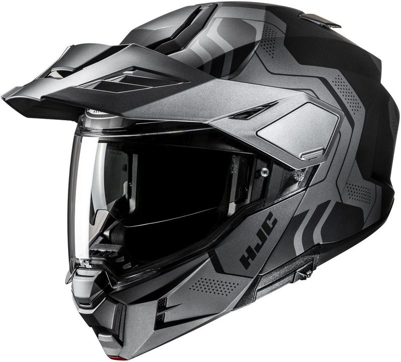 HJC - i80 Velly - Adventure Motorhelm - Zwart Grijs - Veiligheidshelm