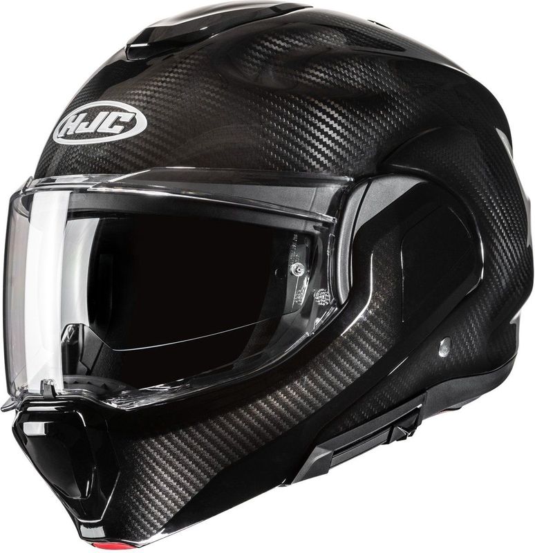 HJC - F100 - Systeemhelm - Glans Carbon - Zwart