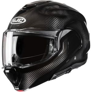 HJC - F100 - Systeemhelm - Glans Carbon - Zwart