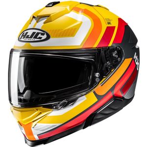 HJC - i71 - Integraalhelm - Rood Geel Oranje - Polycarbonaat