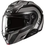HJC - i91 - Systeemhelm - Zwart Grijs - Polycarbonaat