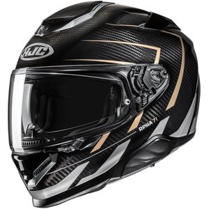 HJC RPHA 71 Carbon Cano Zwart Goud Zilver Integraalhelm - Maat XXL - Helm