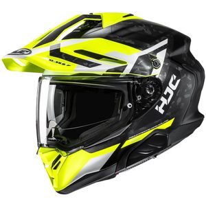 HJC RPHA 60 Dakar - Adventure Motorhelm - Zwart Wit Geel