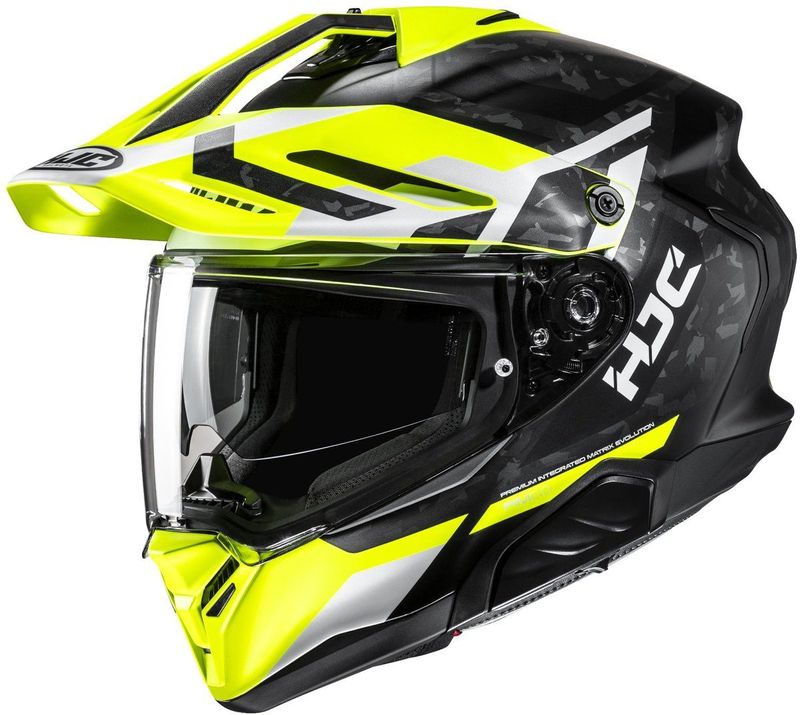 HJC - RPHA 60 Dakar - Adventure Motorhelm - Zwart Wit Geel - Helm