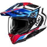 HJC - RPHA 60 - Adventure Motorhelm - Wit Rood Blauw - Glasvezel
