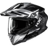 HJC - RPHA 60 Dakar - Adventure Motorhelm - Zwart Wit Zilver