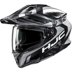 HJC - RPHA 60 - Adventure Motorhelm - Zwart Wit Zilver - Glasvezel