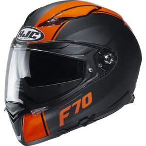 HJC F70 Mago - Motorhelm - Zwart