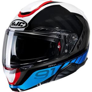 Hjc Rpha 91 Rafino Black Blue M Modular Helmets Helm
