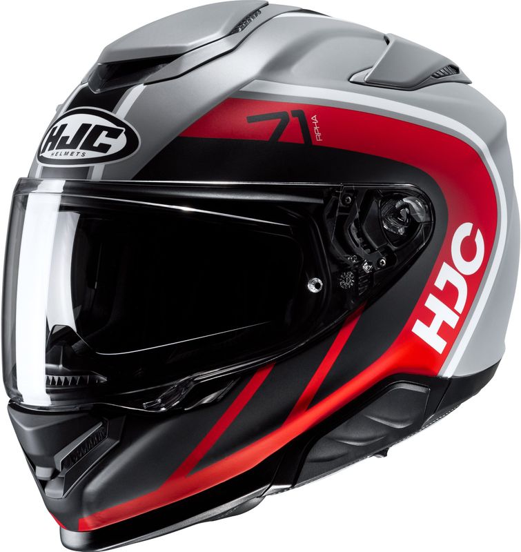 Hjc - Rpha 71 Mapos - Helm - Grijs Rood - Materiaal: Polycarbonaat