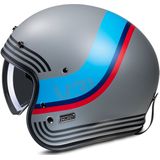 Hjc V31 Byron Grey Blue Mc21Sf Open Face Helmets S - Maat S - Helm