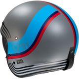 Hjc V31 Byron Grey Blue Mc21Sf Open Face Helmets S - Maat S - Helm