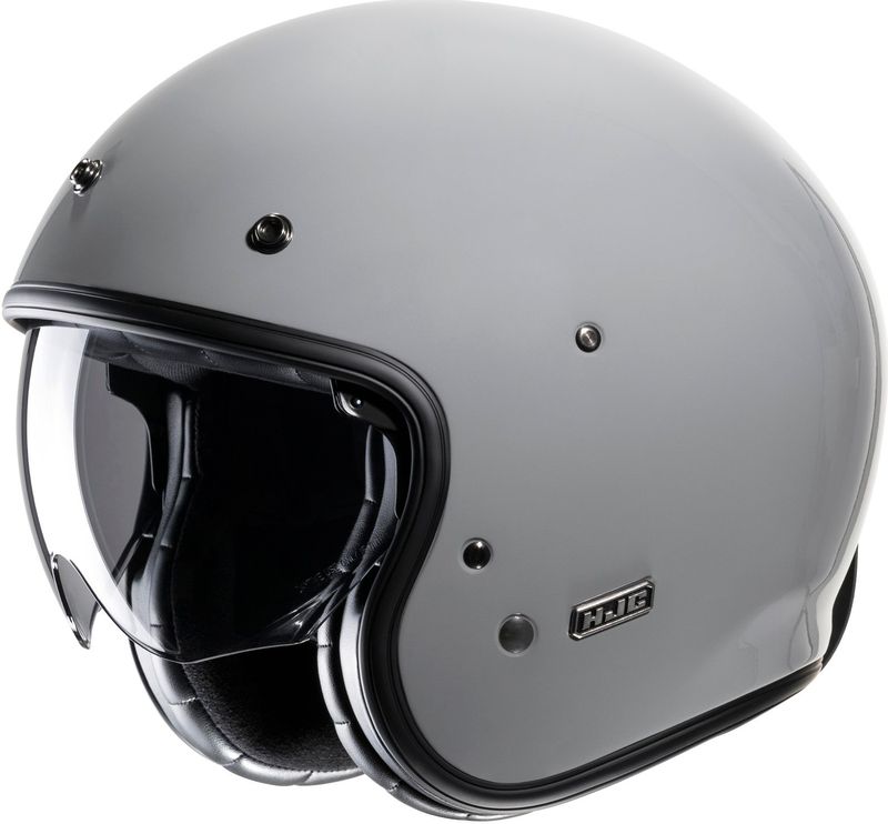 Hjc V31 Grey N. Grey Open Face Helmets M - Maat M - Helm