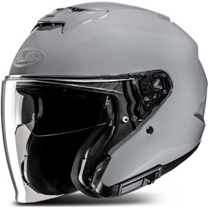 HJC - F31 - Jethelm - Glasvezel - Zwart - Voor Brildragers