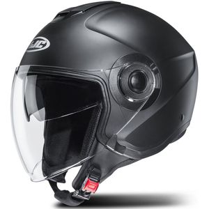 i40N - Jethelm - Zwart - Polycarbonaat