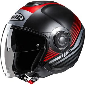 Motorhelm - Geavanceerde Polycarbonaat Composite Shell - Zwart - Lichtgewicht