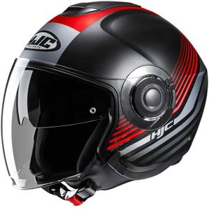 Motorhelm - Geavanceerde Polycarbonaat Composite Shell - Zwart - Lichtgewicht