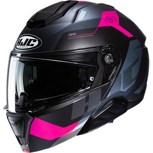 HJC - I91 - Systeemhelm - Grijs Roze - Polycarbonaat