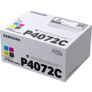 Samsung CLT-P4072C rainbow pack (Transport schade lichte transportschade) zwart en kleur (SU382A) - Toners - Origineel