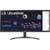 LG Electronics 34WQ500-B UltraWide™ Full HD 34"" (87cm), 2560 x 1080, 21:9, AMD FreeSync™, HDR10- and VESA DisplayHDR™ 400, IPS with sRGB 99% (Typ.), Waves MaxxAudio®, 5ms GtG - Schwarz