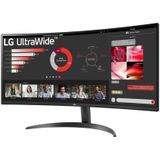 LG 34WR50QC-B - QHD Curved Ultrawide Monitor - sRGB 99% - 100hz - 34 inch