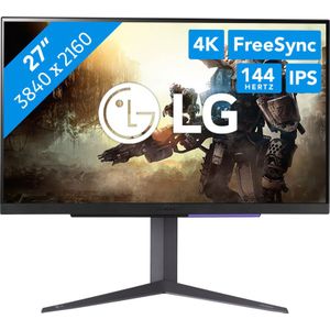 LG UltraGear 27GR93U-B - 4K IPS Gaming Monitor - 144hz - HDMI 2.1 - 27 inch