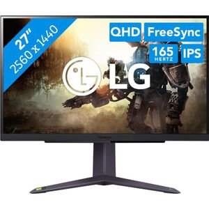 LG UltraGear 27GR75Q-B - QHD IPS Gaming Monitor -165hz - 1ms - 27 inch