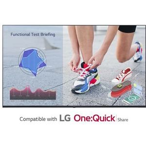 LG - 55UL3J-M - 55 inch - 4K LED Monitor - Blauw - LCD