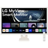 LG - Smart 32SR50F-W.AEU - Computer Monitor - Wit - 80 cm - Full HD