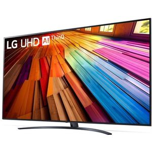 LG - UT81006LA - LCD-TV - Zwart - 218 cm - 86 inch - UHD - Smart TV - Energielabel F